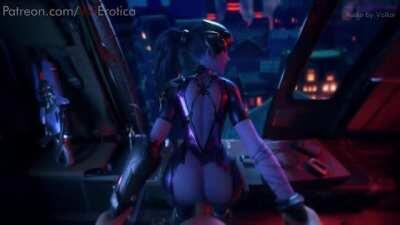 Widowmaker getting fucked on a mission (VG Erotica, Volkor)