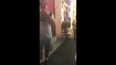 Pedo guy goes on an angry rant, Thailand, 2019