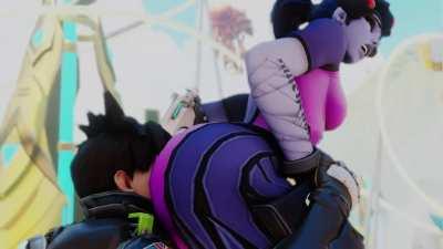widowmaker ass x tracer (kishi) [Overwatch]