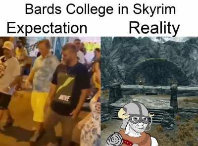 ah yes the ''bards'' college