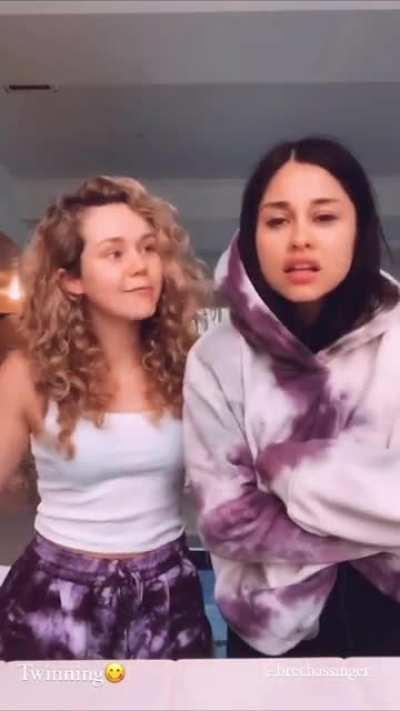 Goofing around with Yvette