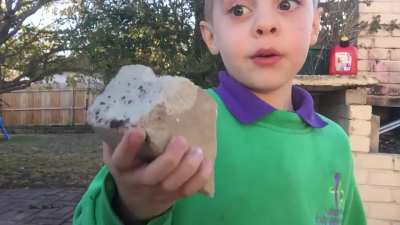 He told me he didn’t know why the screen was all smashed up!