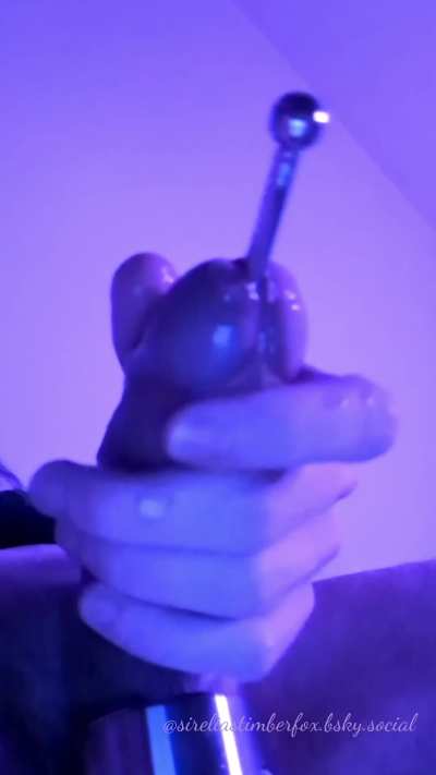 Watch how i slowly pull it out... (10mm beaded and curved sounding rod) ^-^