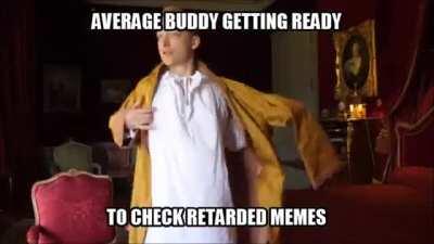 just your average buddy's morning routine