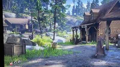 The horse was needed for the scene.