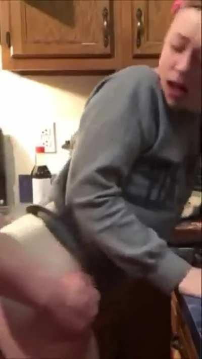 Fucked Hard In The Kitchen