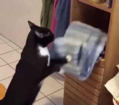 I don’t care if these are folded. I need a place to sit.