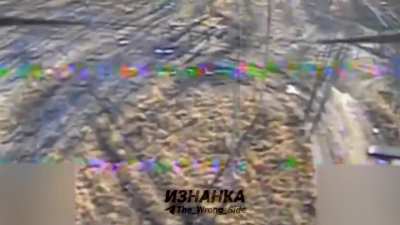 FPV drone strike on a Ukrainian recon group of the 79th Airborne brigade, claim of 2 killed and 2 wounded from the strike 