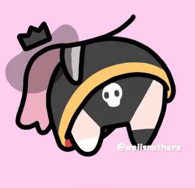 Calli lookin kinda sus! 2 members down! 3 more to go and counting~ Thank you guys so much for the upvotes on the gura sus! :D