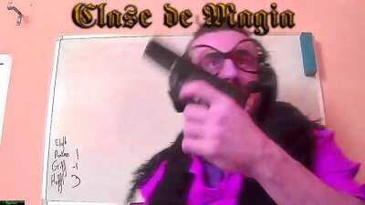 Como sujetar una varita