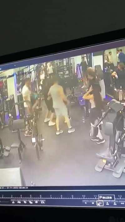 Too much testosterone at the gym