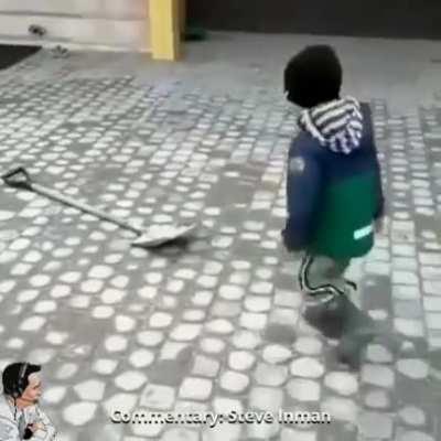 He tries & succeeds, then tries again