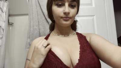 Describe my boobs in one word