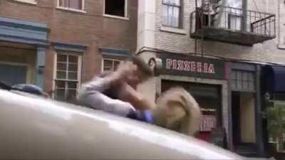 Rare Footage of two American Soldiers engaging in H2H Combat with Russian Child Soldiers in Civilian Clothing during the Last Weeks of the Second Siberian Intervention.