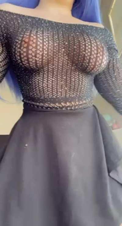 Your blue haired fuckdoll has arrived with all the upgrades you requested