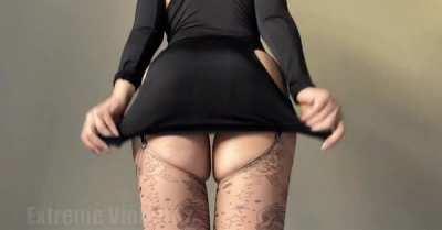 I demonstrate what I have done to my ass