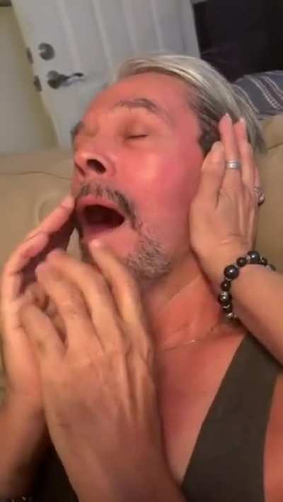 Man takes a hit of Salvia with possibly the single worst trip sitter on the planet