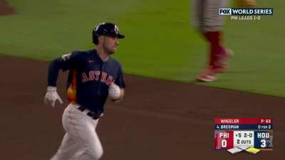 [Highlight] [Highlight] Alex Bregman hits a 2-run homer to make it 5-0 for the Astros over the Phillies!