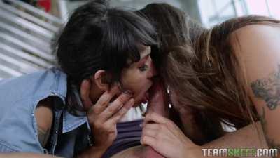 Sofie Reyez and Kitty Carrera collab on a cock