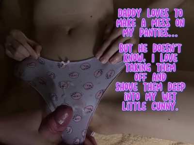Love cummy panties