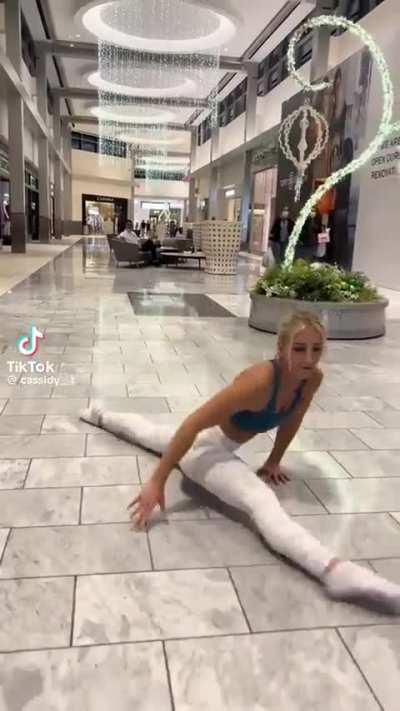 Splits and slides at the mall