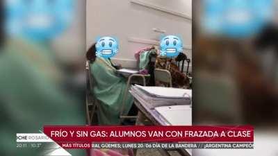 Escuelas sin gas