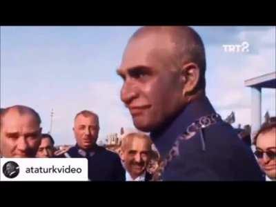 Ataturk and Reza shah meeting