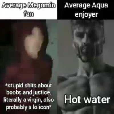 Hot water, just hot water