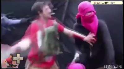 Scout defends the point with his crit rate