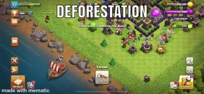 Guys this is not good, those threes camoed our base! (So they could not see us)