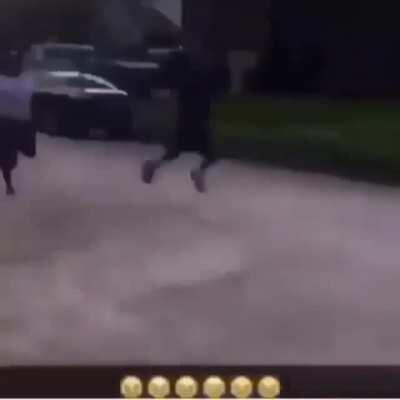 me and unc was having a race