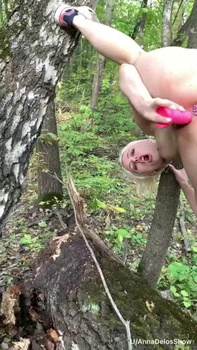 I love to masturbate in the forest, I feel like a part of nature and get very horny