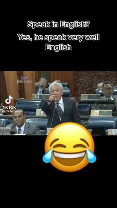 I wish someone would do this in our parliament