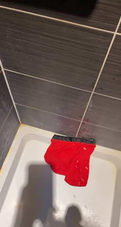 Anyone willing to clean up the mess? I’m too lazy to wash my underwear!