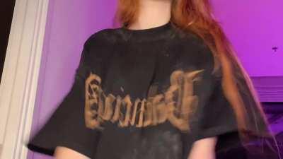 I love the stares I get when I'm braless