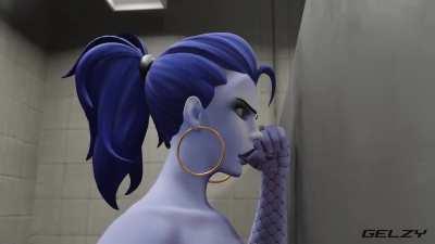 Mercy & futa Widowmaker Gloryhole Sex - Ep 2 Part 2 (Gelzy) [Overwatch] OW 3D