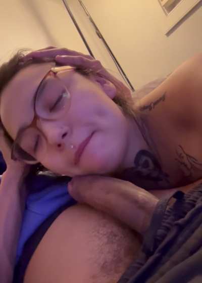 He ordered a blow job with spit on the side ;) 