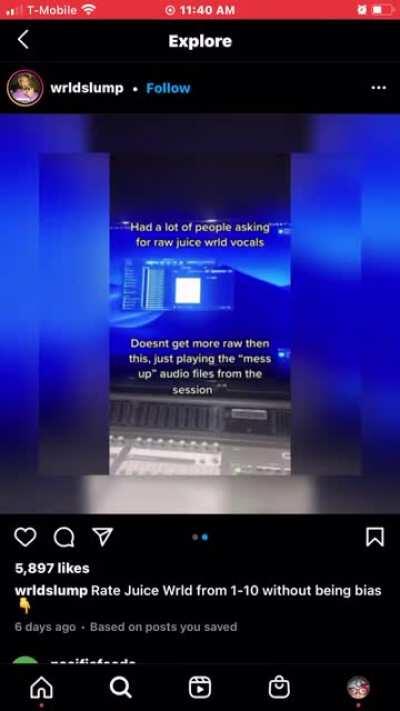 Raw Vocals, Found on Insta