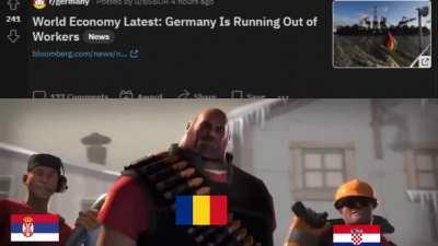 Hop on lads were going to germoney