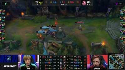 Herald couldn't keep up with V3's pace, so it had to go Ultra Instinct to match it.