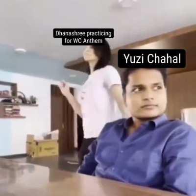 CWC'23 appearances - Dhanashree: 1, Yuzi: 0