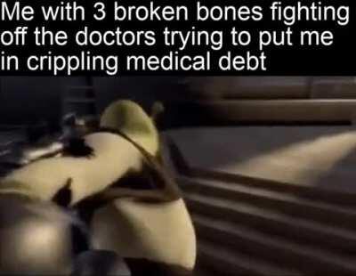 Don’t you love not being able to pay for medical treatment