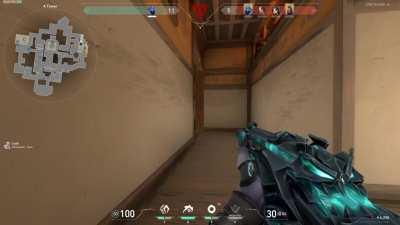 1v4 Ace Omen ult outplay *crazy tp*