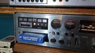 The 8 track tape soundtrack of Rocky Horror Picture Show has a track change in the worst spot