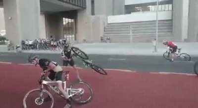 Scheduling the bike race on a day with high winds predicted.