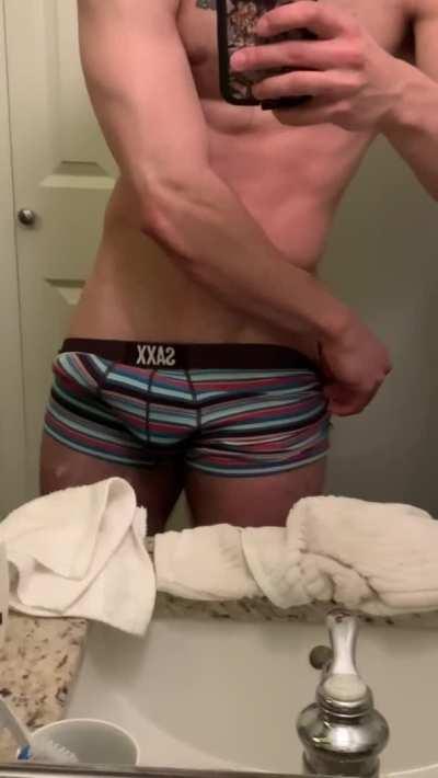 [m] got super horny after the gym