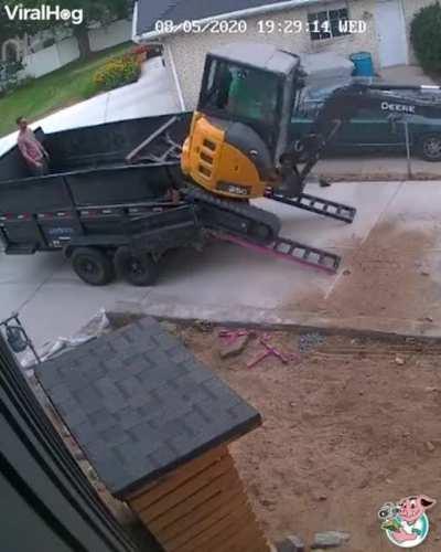 When your vehicle is too heavy for the trailer and truck.