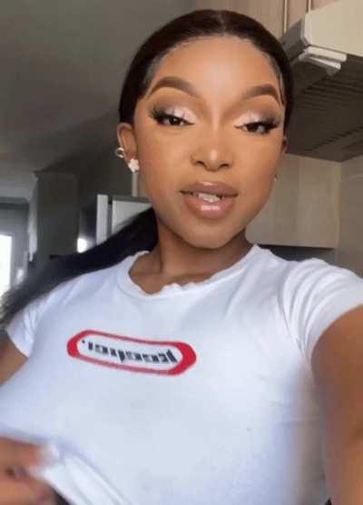 Busty babe here, can I sit on your lap?