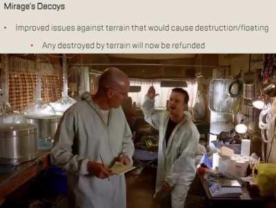 After 4 years, they've finally decided to fix it. Hoorah for all 5 of my Mirage mains.