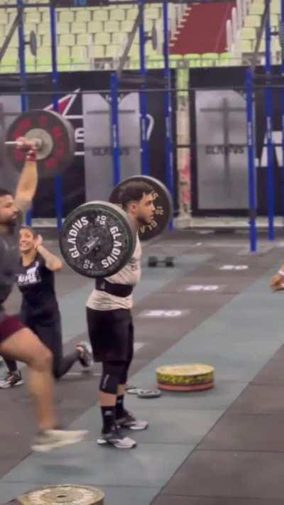 Lining-Up Weight Lifters in a Row + Lifting Too Much Weight